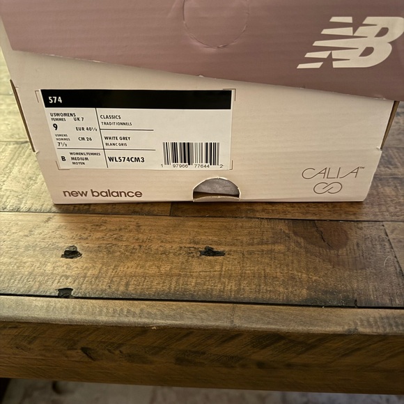 New Balance 574 Calia White Grey Light Blue and Sneakers - Picture 7 of 8